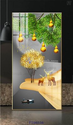 Download file gốc Tranh treo pha lê gương FT66556 (in lụa) cao cấp