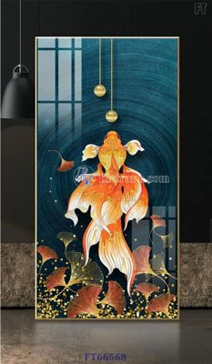 File ảnh Tranh treo pha lê gương FT66568 (gốc) trang trí khách sạn