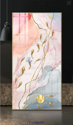 File in trần Tranh treo pha lê gương FT66609 (bản gốc) 5D