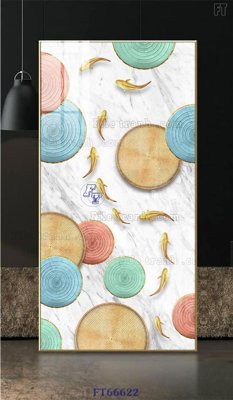 File in trần Tranh treo pha lê gương FT66622 (bản gốc) trời sao