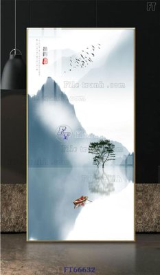 File in ấn Tranh treo pha lê gương FT66632 chuyên nghiệp