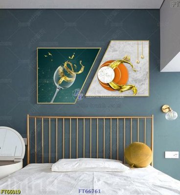 File gốc in mica Tranh treo pha lê gương FT66761 chất lượng