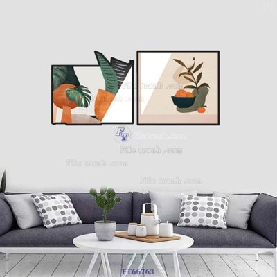 File tranh Tranh treo pha lê gương FT66763 (gốc) chủ đề động vật