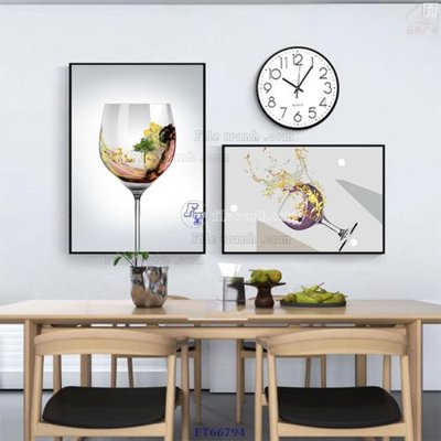 Download file ảnh gốc Tranh treo pha lê gương FT66794 để in ấn