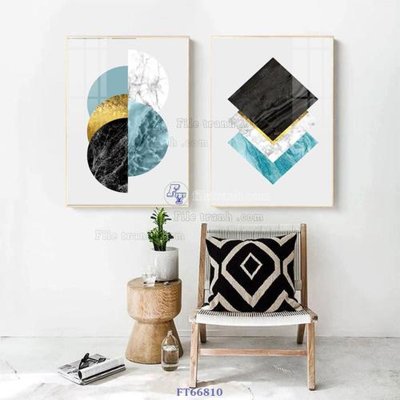 File gốc Tranh treo pha lê gương FT66810 (ảnh chi tiết) để in lụa