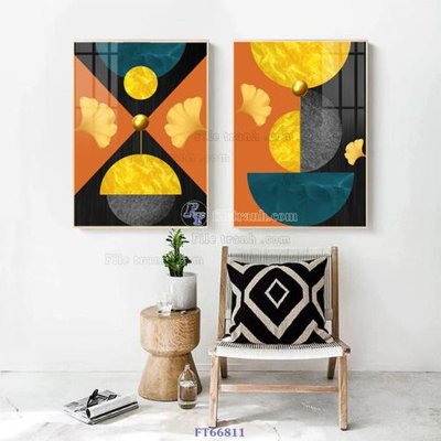 Download file tranh Tranh treo pha lê gương FT66811 (file gốc PSD)