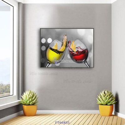 File gốc Tranh treo pha lê gương FT66835 (PNG) chất lượng cao