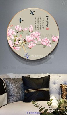 File gốc in ấn Tranh treo pha lê gương FT66866 độ phân giải cao