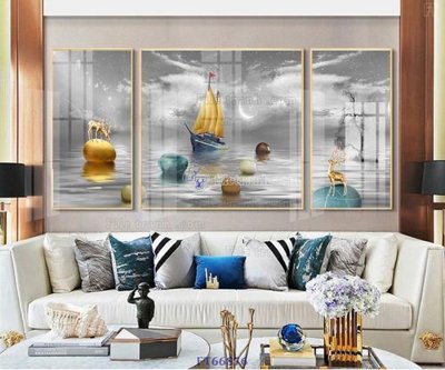 File gốc Tranh treo pha lê gương FT66876 (trang trí) cho phòng khách