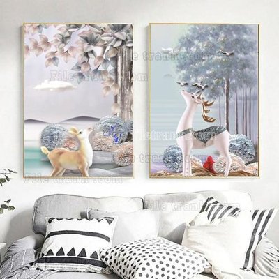 Tải file File tranh hiện đại pha lê gương FT669 (PSD) cho in tranh kính