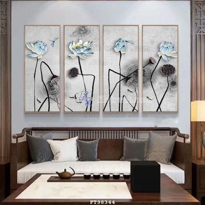 File tranh File tranh hiện đại pha lê gương FT686 (gốc) in backlit film