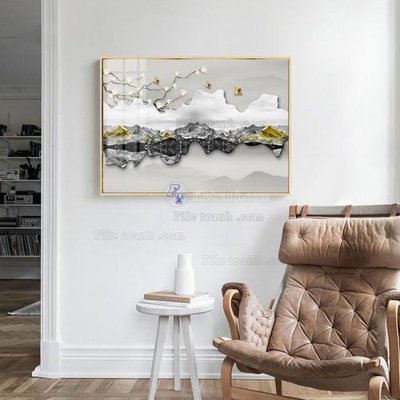 File in ấn File tranh hiện đại pha lê gương FT687 (bản gốc) từ file gốc