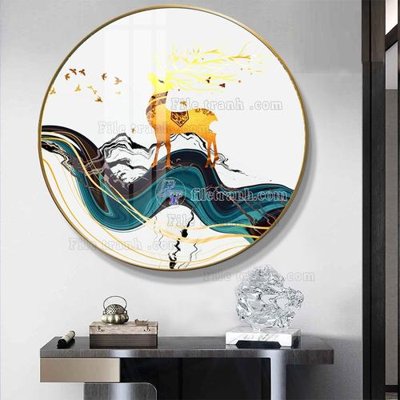 File gốc File tranh hiện đại pha lê gương FT698 cho in ấn và thiết kế