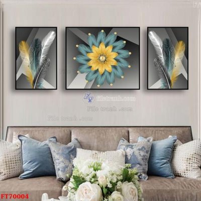 Tải file tranh Tranh treo hiện đại pha lê gương FT70004 (ảnh gốc) ngay