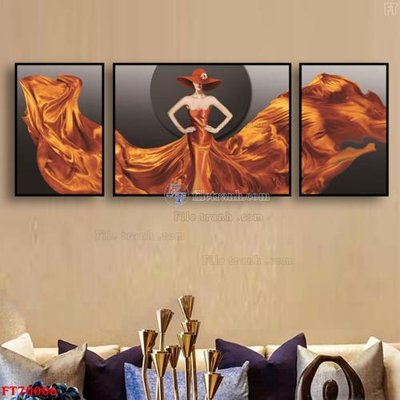 File tranh Tranh treo hiện đại pha lê gương FT70006 (gốc) chủ đề tĩnh vật