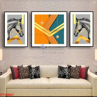 Mua file tranh gốc Tranh treo hiện đại pha lê gương FT70027 tại Filetranh.com