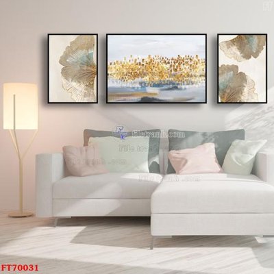 Tải file gốc Tranh treo hiện đại pha lê gương FT70031 (để in lụa)