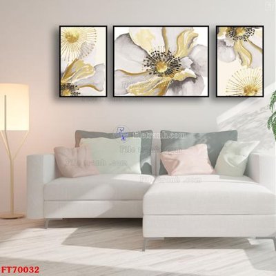 File in ấn Tranh treo hiện đại pha lê gương FT70032 (bản gốc) cao cấp