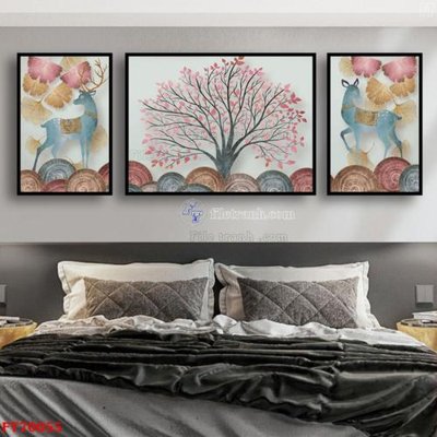 File gốc Tranh treo hiện đại pha lê gương FT70055 (phong cách) tối giản