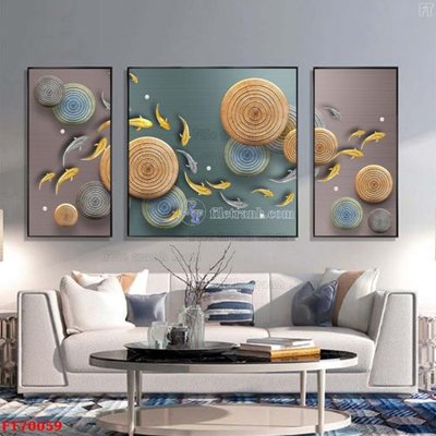 File tranh Tranh treo hiện đại pha lê gương FT70059 (ảnh gốc) không bị mờ