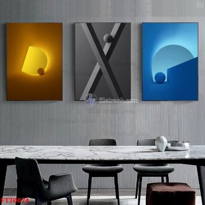 File tranh gốc Tranh treo hiện đại pha lê gương FT70074 (bản quyền) file PSD