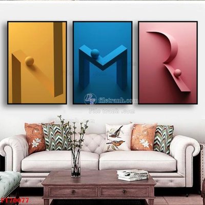 File tranh ảnh gốc Tranh treo hiện đại pha lê gương FT70077 dùng cho in khổ lớn