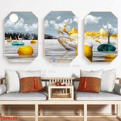 Tải file Tranh treo hiện đại pha lê gương FT70121 (gốc) làm file thiết kế