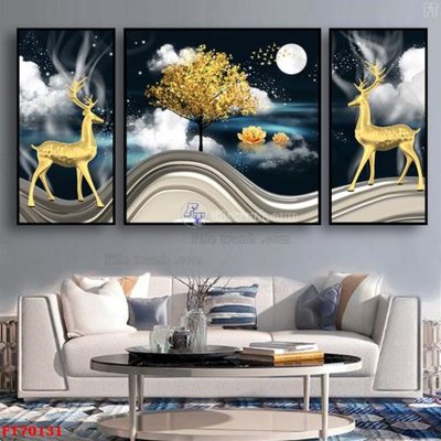 File ảnh Tranh treo hiện đại pha lê gương FT70131 (gốc) in quảng cáo ngoài trời