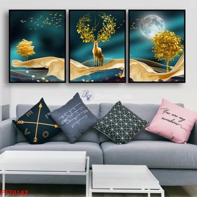 File tranh Tranh treo hiện đại pha lê gương FT70142 (ảnh gốc) cho in ấn kỹ thuật số