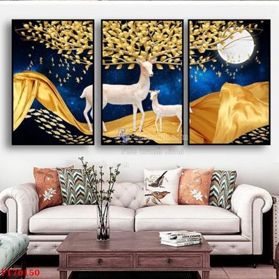 File PSD in ấn Tranh treo hiện đại pha lê gương FT70150 (chất lượng cao)