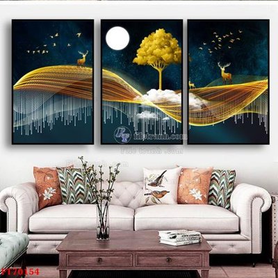 File in ấn Tranh treo hiện đại pha lê gương FT70154 (bản gốc) từ file gốc