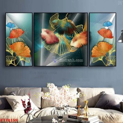 File gốc Tranh treo hiện đại pha lê gương FT70159 (in mica) làm quà tặng