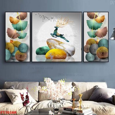 Tải file Tranh treo hiện đại pha lê gương FT70168 (gốc) chủ đề tôn giáo