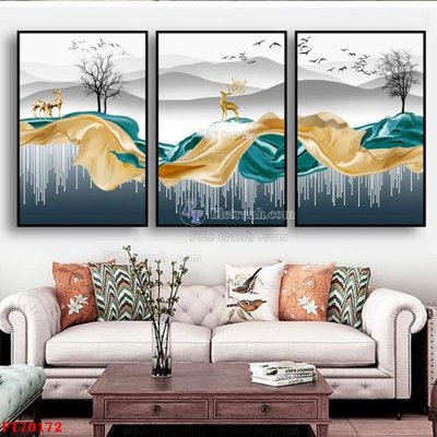 File gốc Tranh treo hiện đại pha lê gương FT70172 (in lụa) tranh thuận buồm