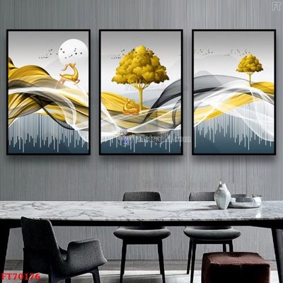 Mua file gốc Tranh treo hiện đại pha lê gương FT70176 (in ấn) tại Filetranh.com