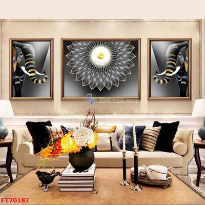 Tải file Tranh treo hiện đại pha lê gương FT70187 (gốc) làm file tranh quảng cáo