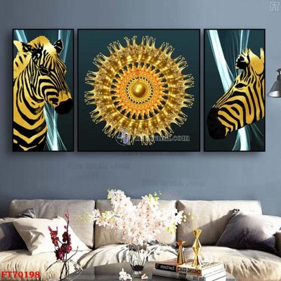 File tranh Tranh treo hiện đại pha lê gương FT70198 (bản gốc) treo tường