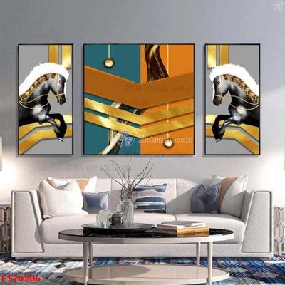 File in trần Tranh treo hiện đại pha lê gương FT70206 (file gốc) xuyên sáng