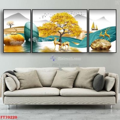 File PSD Tranh treo hiện đại pha lê gương FT70220 (nguyên gốc) chất lượng cao