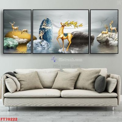 File ảnh Tranh treo hiện đại pha lê gương FT70222 (gốc) in biển hiệu