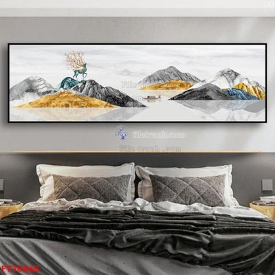 Tải file Tranh treo hiện đại pha lê gương FT70268 (gốc) chủ đề tâm linh