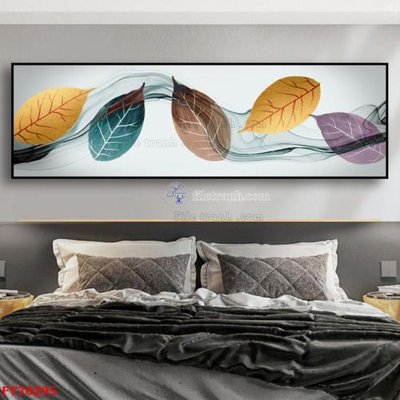 Hình ảnh file gốc in lụa Tranh treo hiện đại pha lê gương FT70295