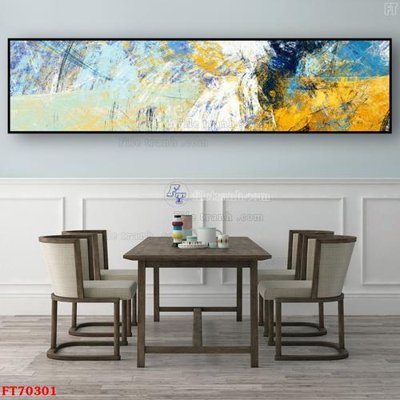 File tranh Tranh treo hiện đại pha lê gương FT70301 (gốc) in vải canvas