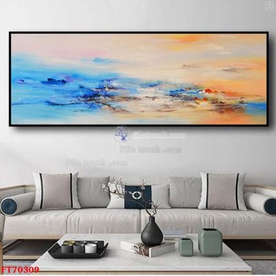 File gốc Tranh treo hiện đại pha lê gương FT70309 (in tráng gương) nghệ thuật