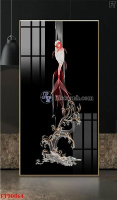 File gốc Tranh treo hiện đại pha lê gương FT70364 (in tráng gương) sang trọng