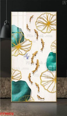 File in lụa Tranh treo hiện đại pha lê gương FT70372 (phong cảnh) Tranh treo hiện đại pha lê gương FT70372