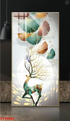 File PSD Tranh treo hiện đại pha lê gương FT70383 (chất lượng in ấn)