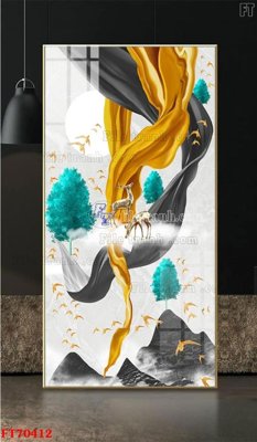 Tải file gốc Tranh treo hiện đại pha lê gương FT70412 (in khổ lớn) không vỡ