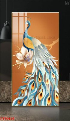 Ảnh mô tả file gốc in mica Tranh treo hiện đại pha lê gương FT70419