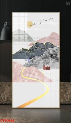 Tải file Tranh treo hiện đại pha lê gương FT70436 (gốc) làm tranh trang trí
